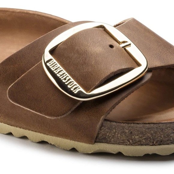 NWT Birkenstock Madrid Big Buckle in Cognac - Picture 3 of 8